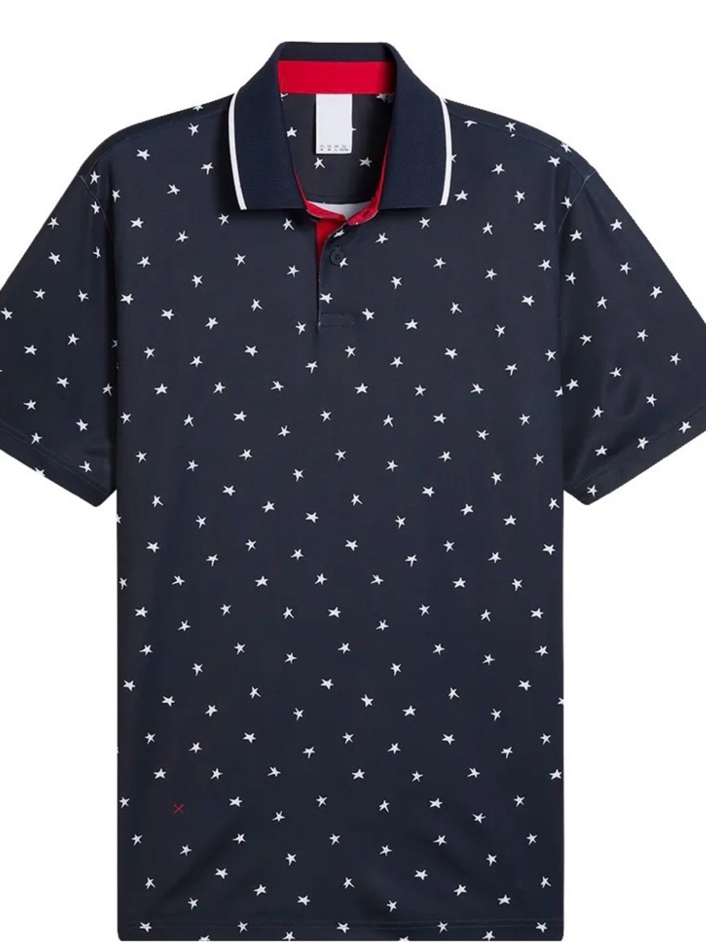 Puma Men's Navy Star-Print Polo Shirt